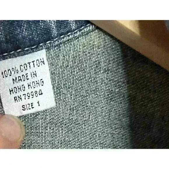 Chico’s Design Y2K Vintage 80’s 90’s Denim‎ Jean Jacket Woman’s Size 1 Med Wash - Picture 7 of 10